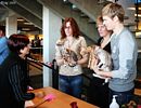 Utstllning Birka: kullklass Siv, Tygra och Ben-Gali